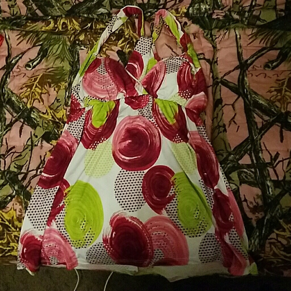 Multicolored floral print
